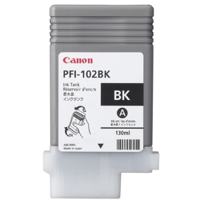 Tanque de tinta CANON PFI-102 BK, Negro