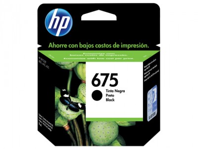 Cartucho HP Num 675, Negro CN690AL