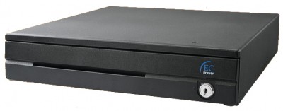 Cajón de dinero EC LINE EC-CD-100M, Gris, Acero, 7, 5, Llave(EC-CD-100M-GREY)