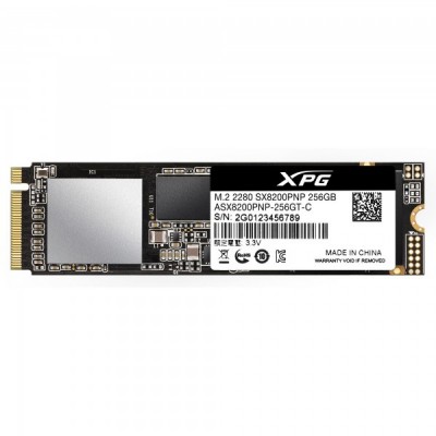 SSD ADATA ASX8200PNP-256GT-C, 256 GB, PCI Express, 3500 MB/s, 3000 MB/s