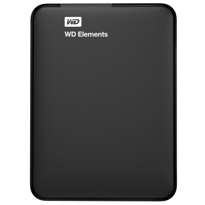 Disco duro externo WESTERN DIGITAL Elements 1TB, 1000 GB, 2.5", USB 3.0 (3.1 Gen 1) Type-A, Negro