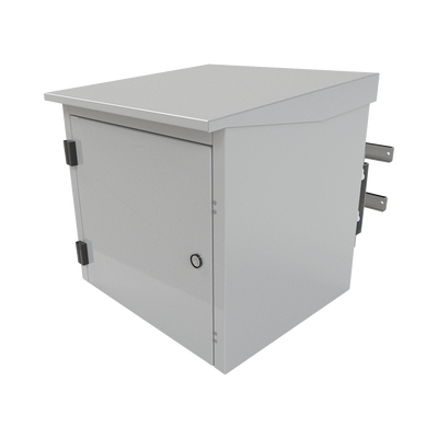 Gabinete para Exterior con Ventiladores y Termostato con Rack de 19" de 9 U.