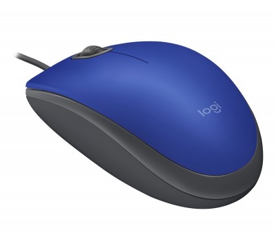 Mouse Usb Logitech M110S Silencioso Azul Rey