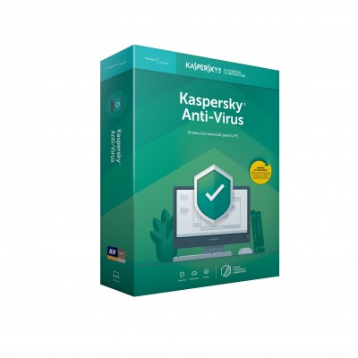 Antivirus KASPERSKY Antivirus, 1 licencia, 1 Año(s)