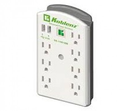 Supresor de Pared KOBLENZ SS-1100 USB, 1100 J, 7 SS-1100 USB