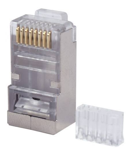 Conector RJ45 para Cable FTP/STP Categoría 6 - Blindado  Modelo: TC-6S