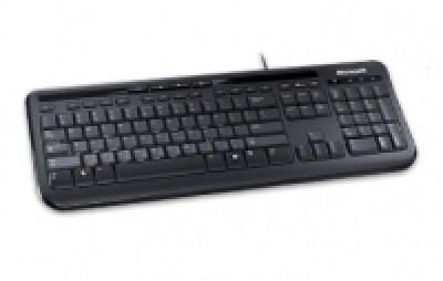 Teclado MICROSOFT WIRED KEYBOARD 600, USB, Negro