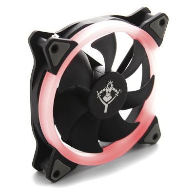 Ventilador YEYIAN FS1012 120MM LED ROJO MOLEX 3 PINES