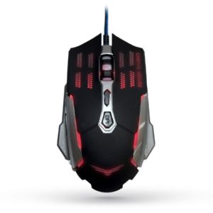 Mouse Gaming Naceb Technology NA-630, USB, Juego, Negro