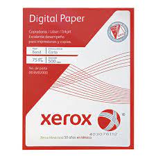 Paquete de hojas blancas xerox