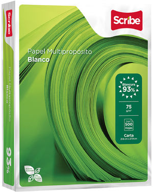 Papel Scribe tamaño carta