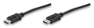 CABLE DISPLAYPORT M-M 1.0M NEGRO