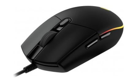 Mouse LOGITECH G203, USB, Juego, 200-8.000 dpi, Negro