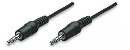 Cable Audio MANHATTAN, 1,8 m, Negro