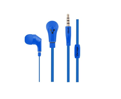 *Audífono VORAGO, Azul, 1,2 m, 3,5 mm