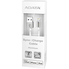 ADATA 1m, USB 2.0-A/Lightning Plata, Cable