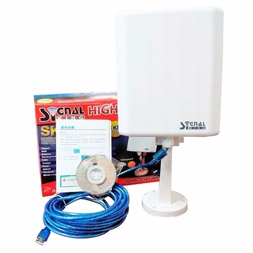 Antena de Red Largo Alcance SignalKing SK-10TN+ 58DBI 3KM