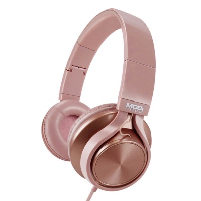Audífonos manos libres Mobifree METALIC, Rosa, Alámbrico, 1.2 m