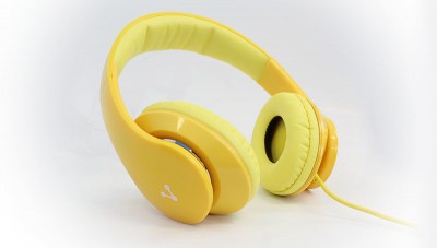 Diadema VORAGO HP-204-AMARILLO, Diadema, Amarillo, Alámbrico