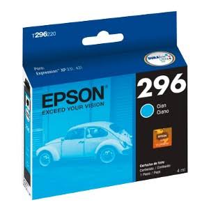 Cartucho EPSON T296220-AL, Cian, Epson, Inyección de tinta