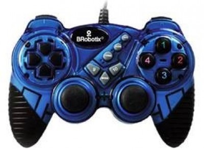 Control para Video Juego BROBOTIX 751899A, Gamepad, PC, Analógico/Digital, 10 botones, Alámbrico